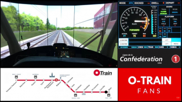 Confederation Line - Simulated Run from Blair to Tunney's Pasture