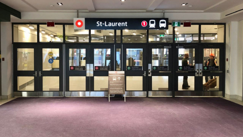 Snapshot of St-Laurent Station - January 10, 2019