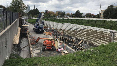Snapshot of Tunney's Pasture Station - October 4, 2020