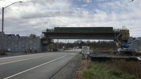Snapshot of Lester Road Bridge - October 27, 2020