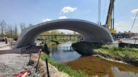 Snapshot of Mosquito Creek Rail Bridge - June 3, 2021
