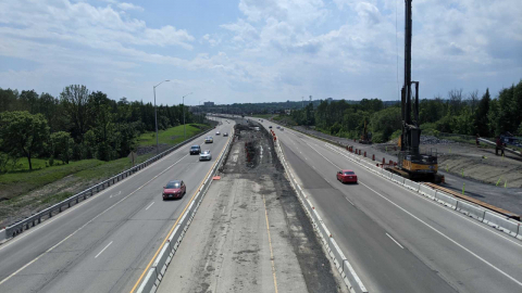 Snapshot of Highway 174 at Sir George-Étienne Cartier Parkway - June 27, 2021