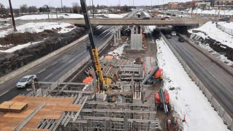 Snapshot of Place d'Orleans Station - March 15, 2022